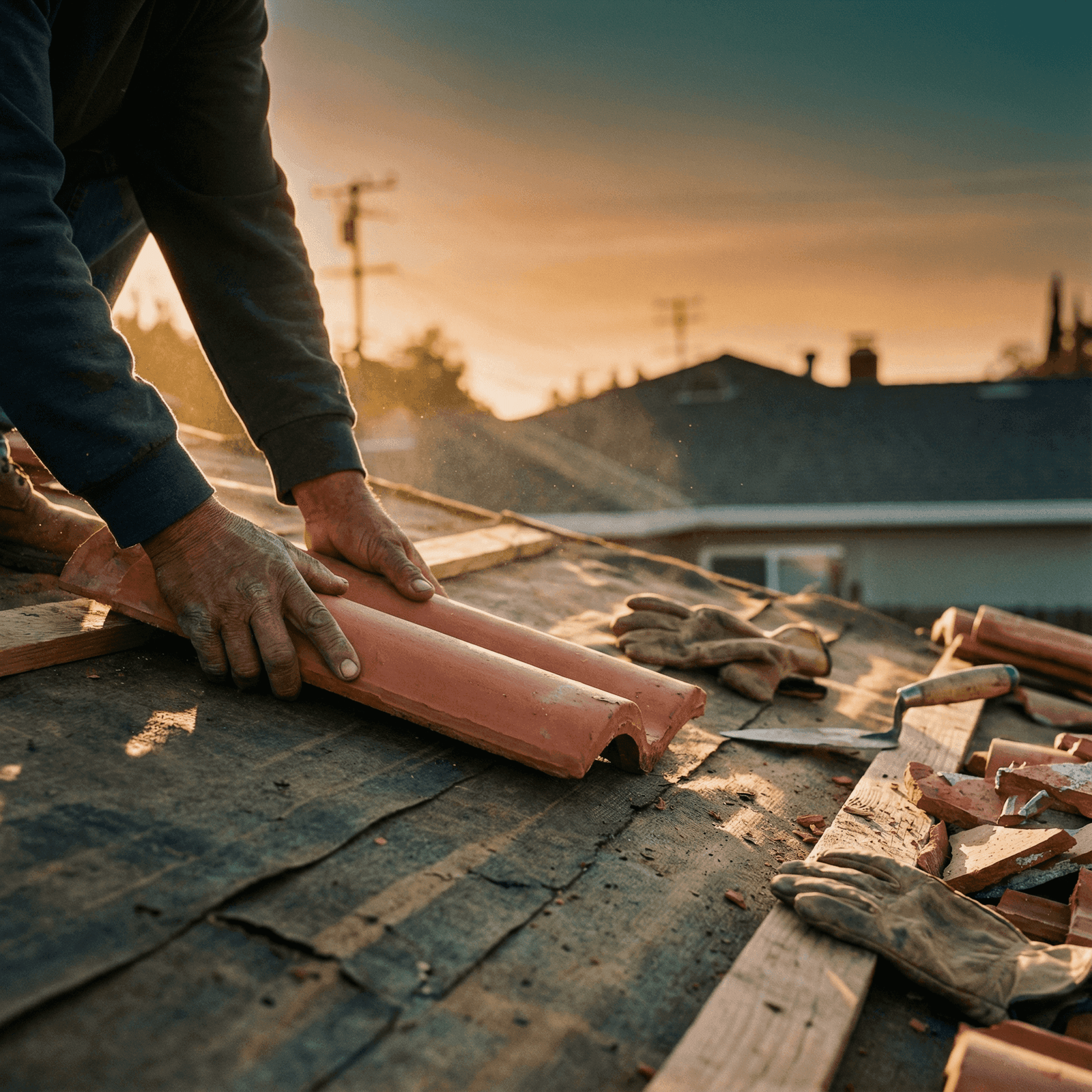 Macro Roof Detail Shot