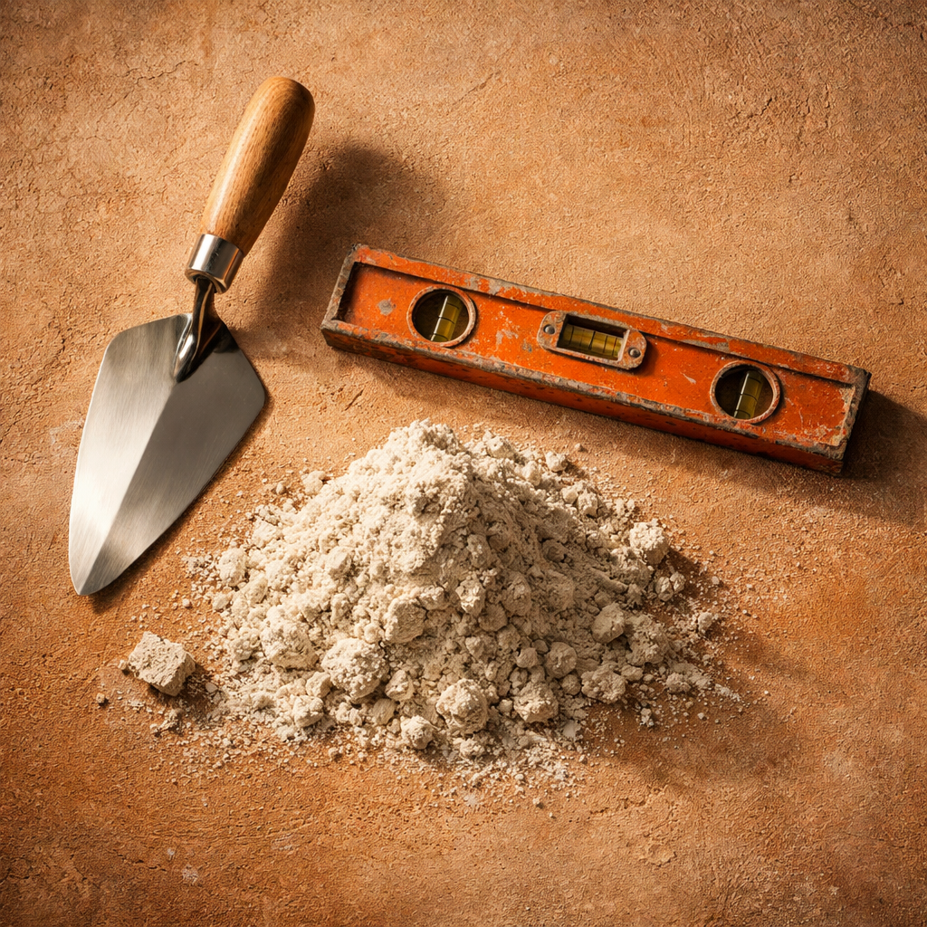 Master stucco craftsman at work